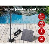 Darrahopens Home & Garden > Fountains Gardeon Solar Pond Pump Submersible Powered Garden Pool Water Fountain Kit 2.6FT