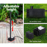 Darrahopens Home & Garden > Fountains Gardeon Solar Pond Pump Submersible Powered Garden Pool Water Fountain Kit 4.4FT