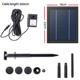 Darrahopens Home & Garden > Fountains Gardeon Solar Pond Pump Submersible Powered Garden Pool Water Fountain Kit 6.1FT