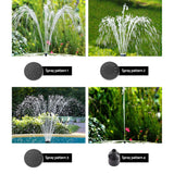Darrahopens Home & Garden > Fountains Gardeon Solar Pond Pump with Battery Kit LED Lights 5.2FT