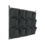 Darrahopens Home & Garden > Garden Beds > Garden Beds & Planters 24Pocket Vertical Garden Planter Wall Hanging Herbs Plant Seed Bag Home Decor AU