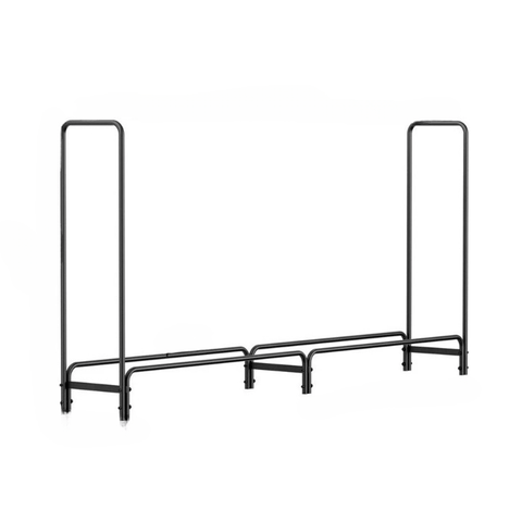 Darrahopens Home & Garden > Garden Beds > Garden Beds & Planters FIN 233cm Extra Long Heavy Duty Firewood Log Rack Metal Storage Holder Garden Indoor