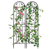 Darrahopens Home & Garden > Garden Beds > Garden Beds & Planters Garden Trellis Climbing Plant Support Patio Wire Lattice Grid Panel Stake Fence
