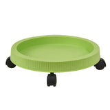 Darrahopens Home & Garden > Garden Beds > Garden Beds & Planters Green 3-Tier Stackable Strawberry & Vegetable Planter with Mobile Wheel Tray - Space-Saving Vertical Gardening System