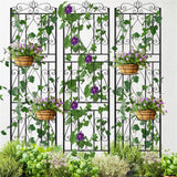 Darrahopens Home & Garden > Garden Beds > Garden Beds & Planters Large Metal Garden Trellis for Outdoor Yard & Patio
