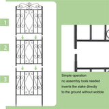 Darrahopens Home & Garden > Garden Beds > Garden Beds & Planters Large Metal Garden Trellis for Outdoor Yard & Patio