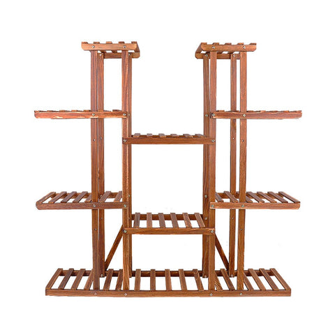 Darrahopens Home & Garden > Garden Beds > Garden Beds & Planters Large Wood Plant Stand Shelf