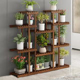 Darrahopens Home & Garden > Garden Beds > Garden Beds & Planters Large Wood Plant Stand Shelf