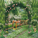 Darrahopens Home & Garden > Garden Beds > Garden Beds & Planters Rustproof Metal Garden Patio Arch Rose Arbour Archway Climbing Plant Trellis AU