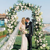 Darrahopens Home & Garden > Garden Beds > Garden Beds & Planters Rustproof Metal Garden Patio Arch Rose Arbour Archway Climbing Plant Trellis AU
