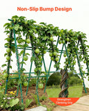 Darrahopens Home & Garden > Garden Beds > Garden Beds & Planters VEVOR Garden Stakes, 25 Pack, 2100 mm, Plastic Coated Metal Tomato Stakes, Garden Sticks for Plants Support, with Pointed End and Non-Slip Bumps for Growing Climbing Plants, Outdoor Vegetables
