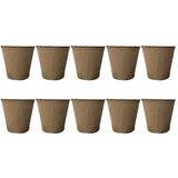 Darrahopens Home & Garden > Garden Beds > Grow Bags 50 Pack ROund Fiber Pot 6X6Cm Seedling Pot Starter Pots Kits Gardening Pot For Seeds Plants