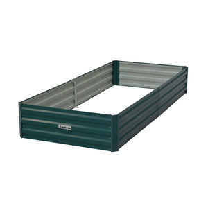 Darrahopens Home & Garden > Garden Beds Wallaroo Garden Bed 210 x 90 x 30cm Galvanized Steel - Green