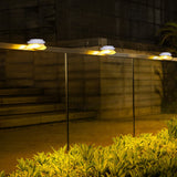 Darrahopens Home & Garden > Garden Lights 2PCS Monocrystalline solar panel LED Wall Lights for Fence Garden(White)
