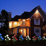 Darrahopens Home & Garden > Garden Lights Blue Bulk Solar Garden Lights 75cm Long Rose Flowers Yard Lamp Xmas Halloween Deco AU