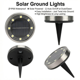 Darrahopens Home & Garden > Garden Lights > In-Ground Lights 30pcs Solar Ground Lights IP68 Waterproof Warm Light High Brightness Auto On/Off Long Lasting