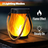 Darrahopens Home & Garden > Garden Lights > Other Outdoor Lights 1/2/4 Pack Solar Garden Lights with Flame Effect - Waterproof Hanging Lanterns with USB Charging, Halloween and Garden Decoration (Four-piece set)