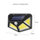 Darrahopens Home & Garden > Garden Lights > Other Outdoor Lights 4pcs Solar Powered Outdoor Motion Sensor Security Light 100 LED Waterproof