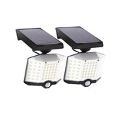 Darrahopens Home & Garden > Garden Lights > Other Outdoor Lights 66 LED Solar Motion Sensor Light Outdoor Wall Security Lamp with 3 Heads