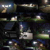 Darrahopens Home & Garden > Garden Lights > Other Outdoor Lights 66 LED Solar Motion Sensor Light Outdoor Wall Security Lamp with 3 Heads
