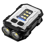 Darrahopens Home & Garden > Garden Lights > Other Outdoor Lights Mini EDC Keychain Flashlight Dual LED Super Bright 750mAh Type-C Rechargeable Magnetic Torch Work Light White