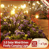 Darrahopens Home & Garden > Garden Lights > Other Outdoor Lights Solar Firefly Wind Light: Charges during the day, glows at night. Sways in the wind like dancing fireflies, lighting up your yard with romance./8 lamp holder [warm light] is always on In Australia - Darrahopens