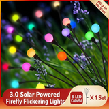 Darrahopens Home & Garden > Garden Lights > Other Outdoor Lights Solar Firefly Wind Light: Charges during the day, glows at night. Sways in the wind like dancing fireflies, lighting up your yard with romance./8 lamp holder [warm light] is always on In Australia - Darrahopens