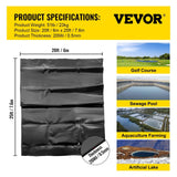 Darrahopens Home & Garden > Garden Lights > Other Outdoor Lights VEVOR LLDPE Pond Liner 20x25 ft, Pond Liner 20 Mil, Fish Pond Liners for Waterfall, Pond and Fish Ponds