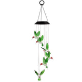 Darrahopens Home & Garden > Garden Lights > Other Outdoor Lights Wind Chimes Solar Powered Led Lights Changing Hanging Garden Yard Outdoor Decor - Hummingbird