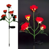 Darrahopens Home & Garden > Garden Lights Red Bulk Solar Garden Lights 75cm Long Rose Flowers Yard Lamp Xmas Halloween Deco AU