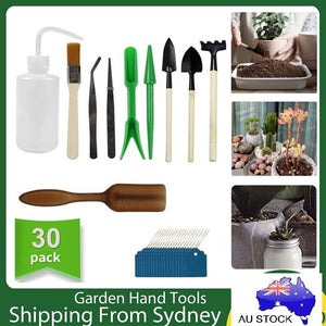 Darrahopens Home & Garden > Garden Tools 30X Mini Garden Hand Tools Transplanting Succulent Plant Gardening Tool Rake Set