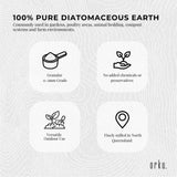 Darrahopens Home & Garden > Garden Tools > Fertilisers Orku 5Kg Diatomaceous Earth Garden 0-2mm Australian Fossil Shell Flour Tub In Australia - Darrahopens