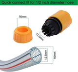 Darrahopens Home & Garden > Garden Tools > Garden Hoses 10pcs Garden Hose Nozzles & Quick Connectors - Plastic Garden Hose Spray Fittings Kit