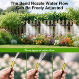 Darrahopens Home & Garden > Garden Tools > Garden Hoses 200Ft 1/4" Drip Irrigation System,Garden Irrigation Kit with 32pcs Adjustable Copper Nozzles,Automatic Atomizing Watering System for Outdoor Plants,Raised Bed,Yard,Potted Plant,Lawn