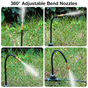 Darrahopens Home & Garden > Garden Tools > Garden Hoses Drip Irrigation System, No 1/4 Pipe, only 6pcs Adjustable Copper Nobbles and 6pcs Quick Connectors