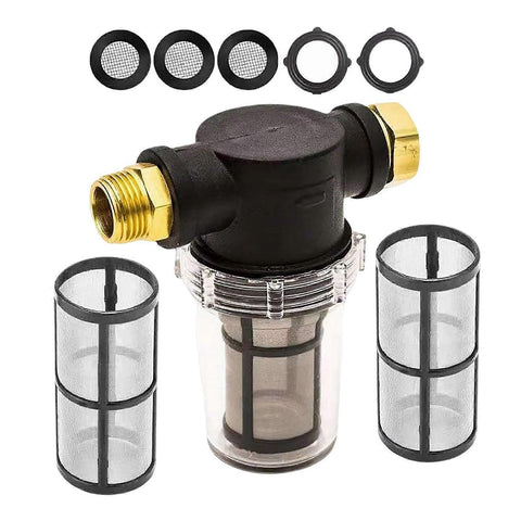 Darrahopens Home & Garden > Garden Tools > Garden Hoses Garden Hose Filter - Pressure Washer Inlet Filter for Water Purification