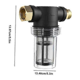 Darrahopens Home & Garden > Garden Tools > Garden Hoses Garden Hose Sediment Filter - Water Filter for Pressure Washer Garden Hose Inlet