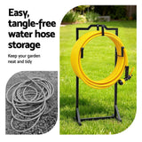 Darrahopens Home & Garden > Garden Tools > Garden Hoses Green Fingers Garden Hose Holder Metal Portable Freestanding Hose Stand 4 Spikes Black