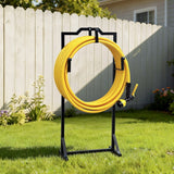 Darrahopens Home & Garden > Garden Tools > Garden Hoses Green Fingers Garden Hose Holder Metal Portable Freestanding Hose Stand 4 Spikes Black