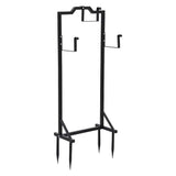 Darrahopens Home & Garden > Garden Tools > Garden Hoses Green Fingers Garden Hose Holder Metal Portable Freestanding Hose Stand 4 Spikes Black