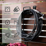Darrahopens Home & Garden > Garden Tools > Garden Hoses Heavy Duty Garden Hose Holder - Wall Mount Metal Hose Hook with Screws for Hose