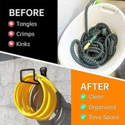 Darrahopens Home & Garden > Garden Tools > Garden Hoses Heavy Duty Garden Hose Holder - Wall Mount Metal Hose Hook with Screws for Hose