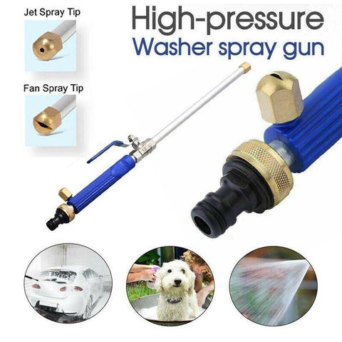Darrahopens Home & Garden > Garden Tools > Garden Hoses Hydro Jet High Pressure Power Washer Water Spray Gun Nozzle Wand Cleaner New