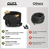 Darrahopens Home & Garden > Garden Tools > Garden Hoses LOVFEN Garden Water Hose 30.49 meters, non-extensible lightweight hose, with nozzle, suitable for use in gardens, lawns, car washing and outdoor use
