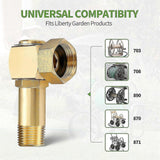 Darrahopens Home & Garden > Garden Tools > Garden Hoses Universal Garden Hose Adapter - Connector for Faucets, Taps, or Hose Splitters