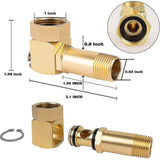 Darrahopens Home & Garden > Garden Tools > Garden Hoses Universal Garden Hose Adapter - Connector for Faucets, Taps, or Hose Splitters