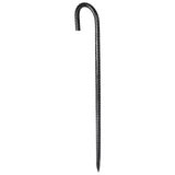 Darrahopens Home & Garden > Garden Tools > Garden Hoses VEVOR Rebar Stakes, 406.4 mm, Heavy-Duty 10 mm Diameter J Hook, Galvanized Steel Ground Anchors with Chisel Point End & Rust-Resistant Coating, for Gardening Support, Fence, Camping Tents (24-Pack)