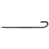 Darrahopens Home & Garden > Garden Tools > Garden Hoses VEVOR Rebar Stakes, 406.4 mm, Heavy-Duty 10 mm Diameter J Hook, Galvanized Steel Ground Anchors with Chisel Point End & Rust-Resistant Coating, for Gardening Support, Fence, Camping Tents (24-Pack)