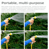 Darrahopens Home & Garden > Garden Tools > Garden Hoses Yellow Portable Hose Reel Cart with 14m Hose 7-Pattern Spray Gun Garden Watering System