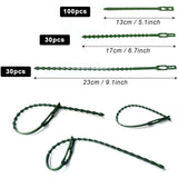 Darrahopens Home & Garden > Garden Tools > Gardening Accessories 160 pcs Plant Ties Adjustable Gardening Ties, Plant Ties And Support, Help Support Plants And Shrubs, Flexible Plastic